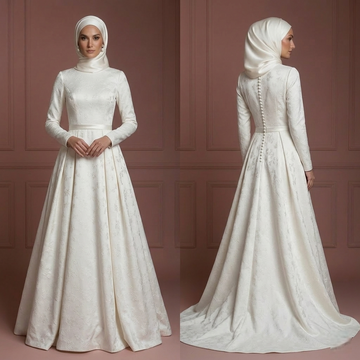 Elegant Hijab Wedding Dress Timeless Bridal Style Muslim