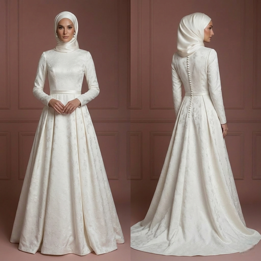 Elegant Hijab Wedding Dress Timeless Bridal Style Muslim