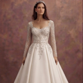 Elegant Silk Bridal Gowns with Luxurious Finish