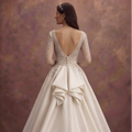 Elegant Silk Bridal Gowns with Luxurious Finish