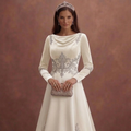 Elegant Winter Wedding Dresses in Velvet and Satin