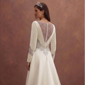 Elegant Winter Wedding Dresses in Velvet and Satin