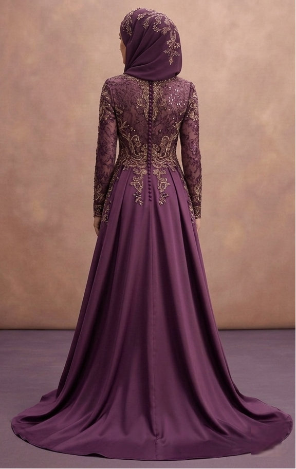 Embroidered Muslim Prom Dresses – Detailed & Elegant Looks