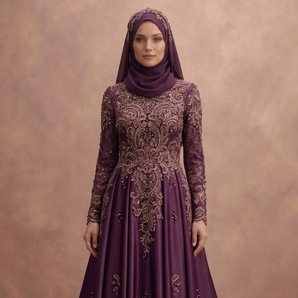 Embroidered Muslim Prom Dresses – Detailed & Elegant Looks