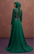 Emerald Green Muslim Prom Dresses – Rich & Elegant Looks