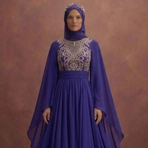 Empire Waist Muslim Prom Dresses – Elegant Flowing Styles