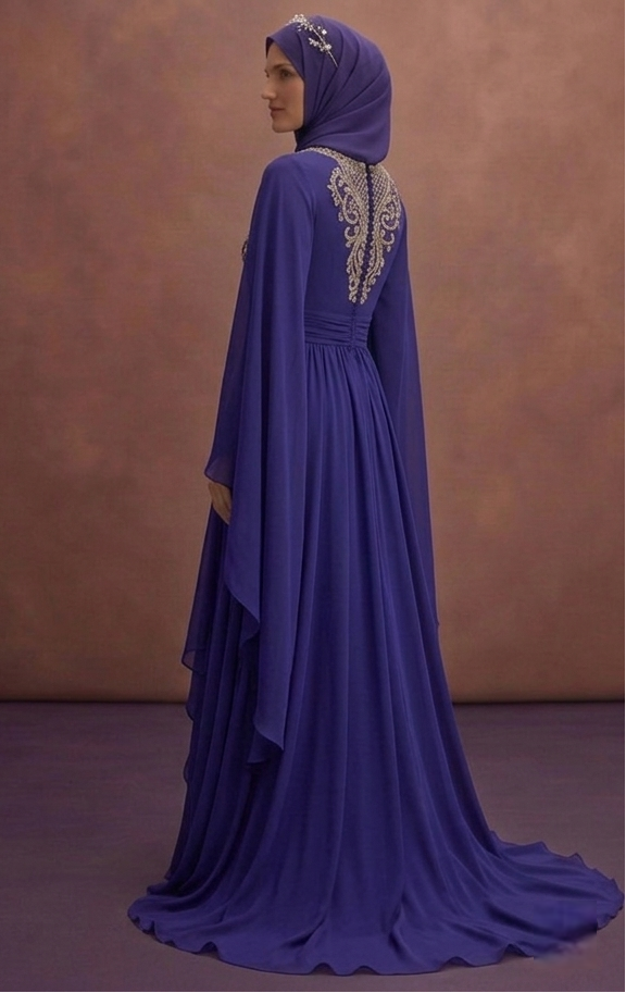 Empire Waist Muslim Prom Dresses – Elegant Flowing Styles
