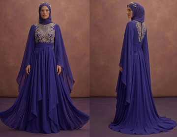 Empire Waist Muslim Prom Dresses – Elegant Flowing Styles