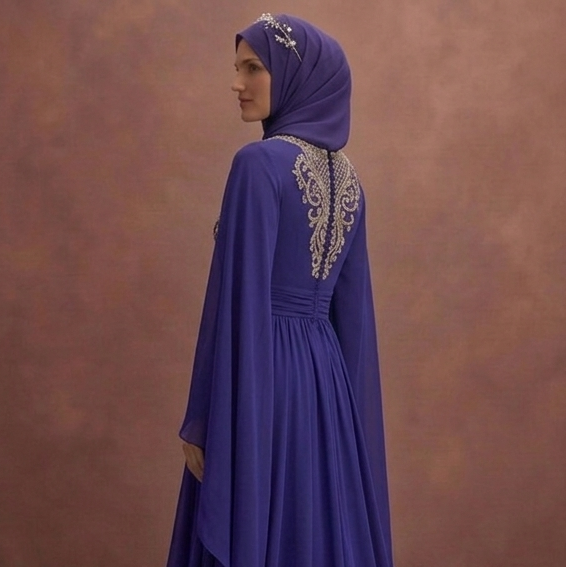 Empire Waist Muslim Prom Dresses – Elegant Flowing Styles