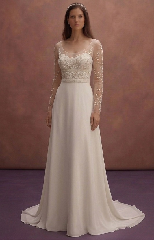 Empire Waist Wedding Dresses with Romantic Charm