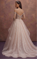 Fairytale Wedding Dresses with Sparkling Tulle Layers