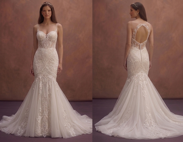 Fit and Flare Wedding Dresses with Elegant Silhouettes