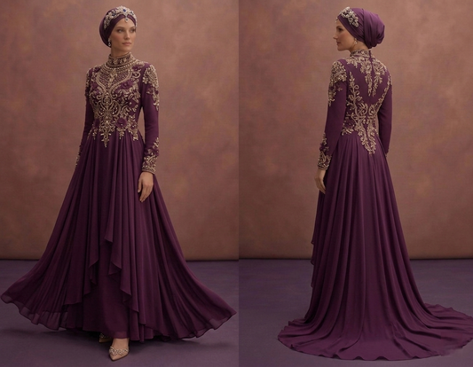 Flowing Muslim Prom Dresses for a Dreamy Prom Night