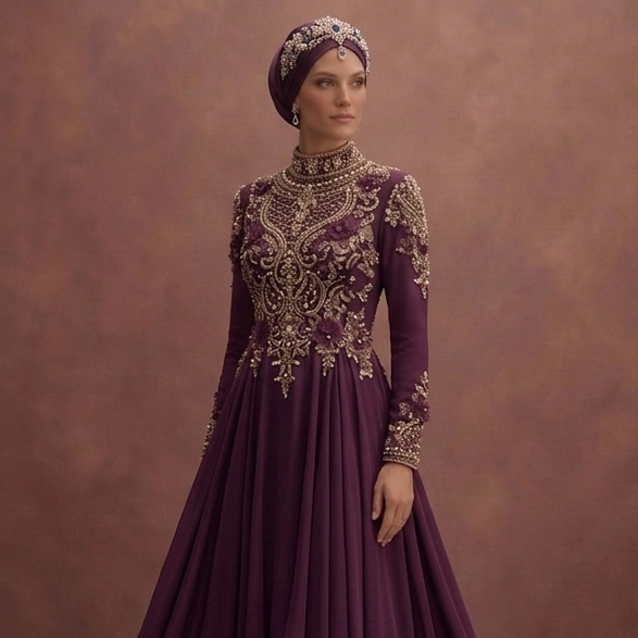 Flowing Muslim Prom Dresses for a Dreamy Prom Night