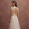 Garden Wedding Dresses with Floral Lace Designs