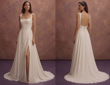 Georgette Bridal Dresses with Soft Movement