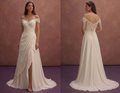 Georgette Wedding Dresses with Soft Draping