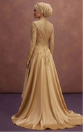 Gold Muslim Prom Dresses – Glamorous Modest Fashion