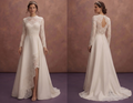 Guipure Lace Wedding Dresses with Elegant Patterns