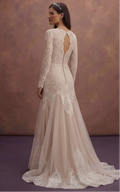 Guipure Lace Wedding Dresses with Sophisticated Patterns
