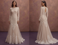 Guipure Lace Wedding Dresses with Sophisticated Patterns