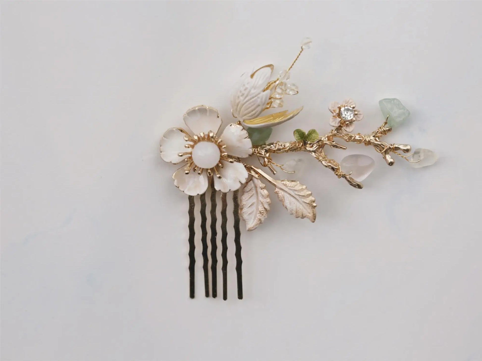 Wedding Hair Accessories Flower Leaf Hair Pin Combs Vintage Head Pieces Hairpins For Bride Women Bridesmaids Bridal Jewelry a