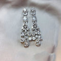 Luxury AAA Zircon Bridal Earrings Cubic Zirconia Wedding Drop Earring For Brides Accessories Women Party Evening Dress Jewelry