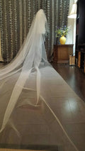 2-Tier Plain Veil 108