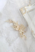 Bridal Hair Jewelry Pearl Crystal Hair Combs Pins Women Headpieces Flower Leaf Hairpins Party For Brides Wedding Accessories