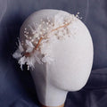 Flower Floral Headbands Hairbands Bridesmaids Pearl Headpieces Headdress Hair Pins Clip Bride Bridal Jewelry Wedding Accessories
