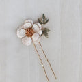 Gold Color Headpieces Flower Leaf Hair Combs Pins Clips Bridesmaids Brides Hairpins For Women Wedding Accessories Bridal Jewelry a