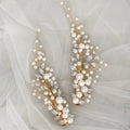Bridal Jewelry Crystal Rhinestones Opal Hair Clips Pins Pearls Hairpins Brides Bridesmaids Head Pieces Women Wedding Accessories