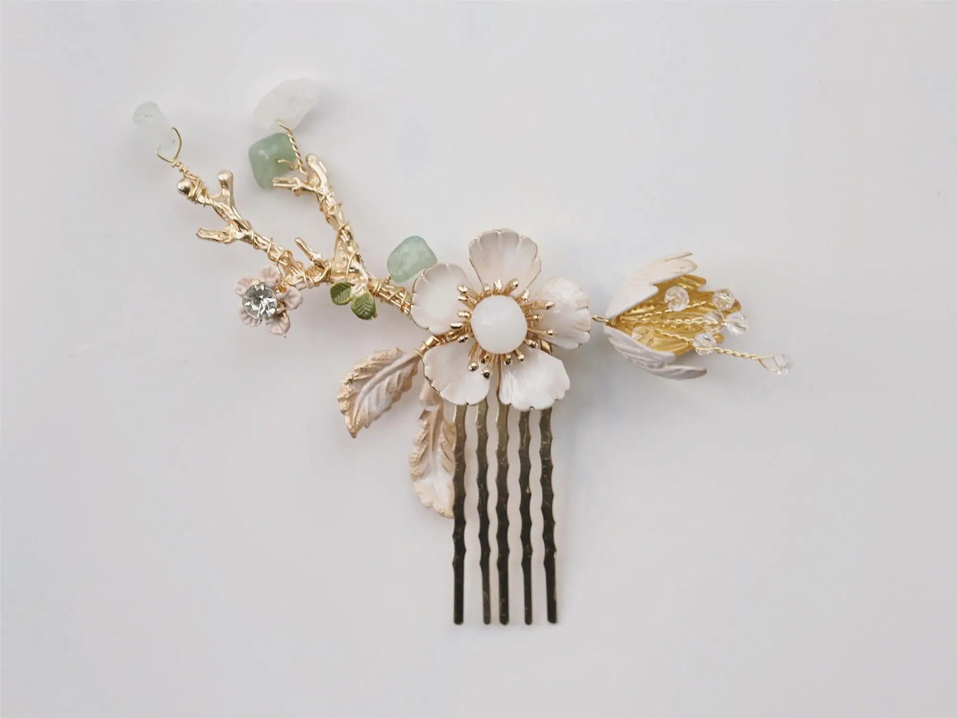 Wedding Hair Accessories Flower Leaf Hair Pin Combs Vintage Head Pieces Hairpins For Bride Women Bridesmaids Bridal Jewelry b
