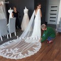 White , Off-White , Ivory Wedding Cape Veil Cathedral Length Lace Bridal Veil Shoulder Veil White 230cm
