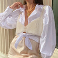 High Street Deep V Neck Pearl Vest Women Fashion Crop Top Ladies White Sleeveless Sexy Club Tank Top Blusas