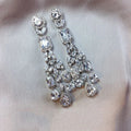Luxury AAA Zircon Bridal Earrings Cubic Zirconia Wedding Drop Earring For Brides Accessories Women Party Evening Dress Jewelry