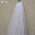Long Scatter Rhinestones Wedding Veil Cathedral Length Crystal Bridal Veil