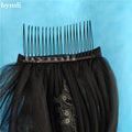 Black Long Veil 3.5 Meters Sequins Lace Wedding Veil Tulle Cathedral Veil Bridal Accessories Veils