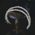 Wedding Hair Accessories White Headpieces Headdress Leaf Headbands Hairbands For Brides Women Girl Crowns Bridal Jewelry
