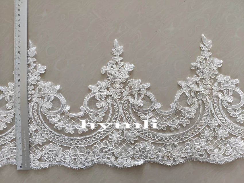 Black Long Veil 3.5 Meters Sequins Lace Wedding Veil Tulle Cathedral Veil Bridal Accessories Veils