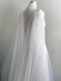 Wedding Accessories Veil Popular Bridal Veil Cape Veil Rhinestone Appliques Wedding Veil 106
