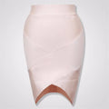 Ladies Rayon Thick Short Bandage Skirt Cocktail Party Cute Mini Skirt