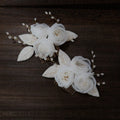 Pearls Beads Hair Combs Pins Clips Flower Floral Head pieces Brides Women Headbands Hairbands Bridal Jewelry Wedding Accessories