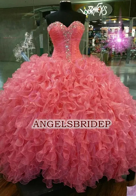 Sexy Sweet 16 Dress Ball Gown Quinceanera Dresses Vintage Vestidos De 15 Anos Vestido Debutante Formal Party Gowns