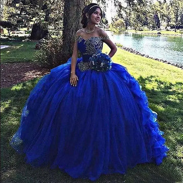 Organza Ball Gown Quinceanera Dress Sweetheart Corset Sweet 16 Dress Sparkly Sequins Lace-up Vestido 15 Anos