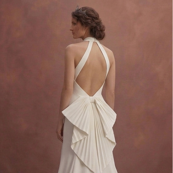 Halter Neck Wedding Dresses with Chic Appeal