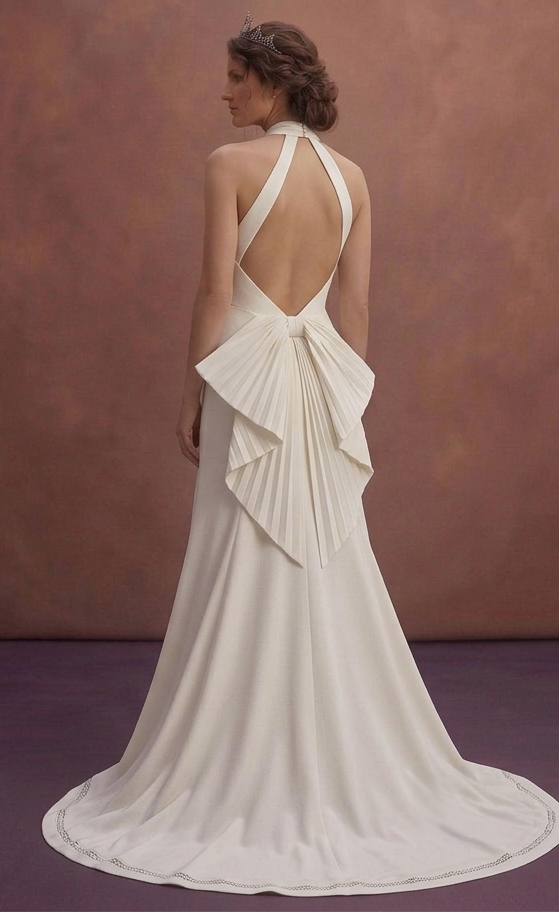 Halter Neck Wedding Dresses with Chic Appeal