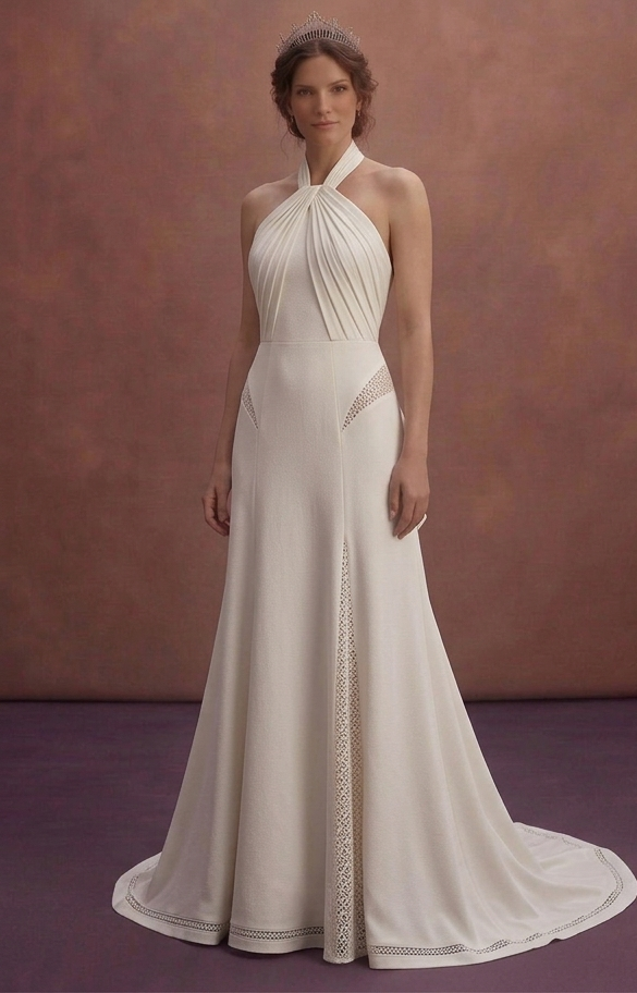 Halter Neck Wedding Dresses with Chic Appeal