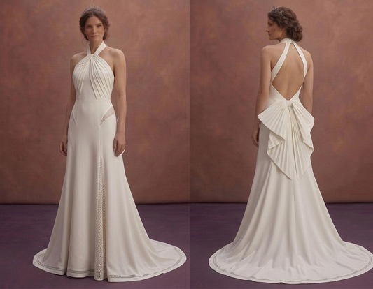 Halter Neck Wedding Dresses with Chic Appeal