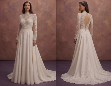 Handcrafted Lace Wedding Dresses with Couture Details